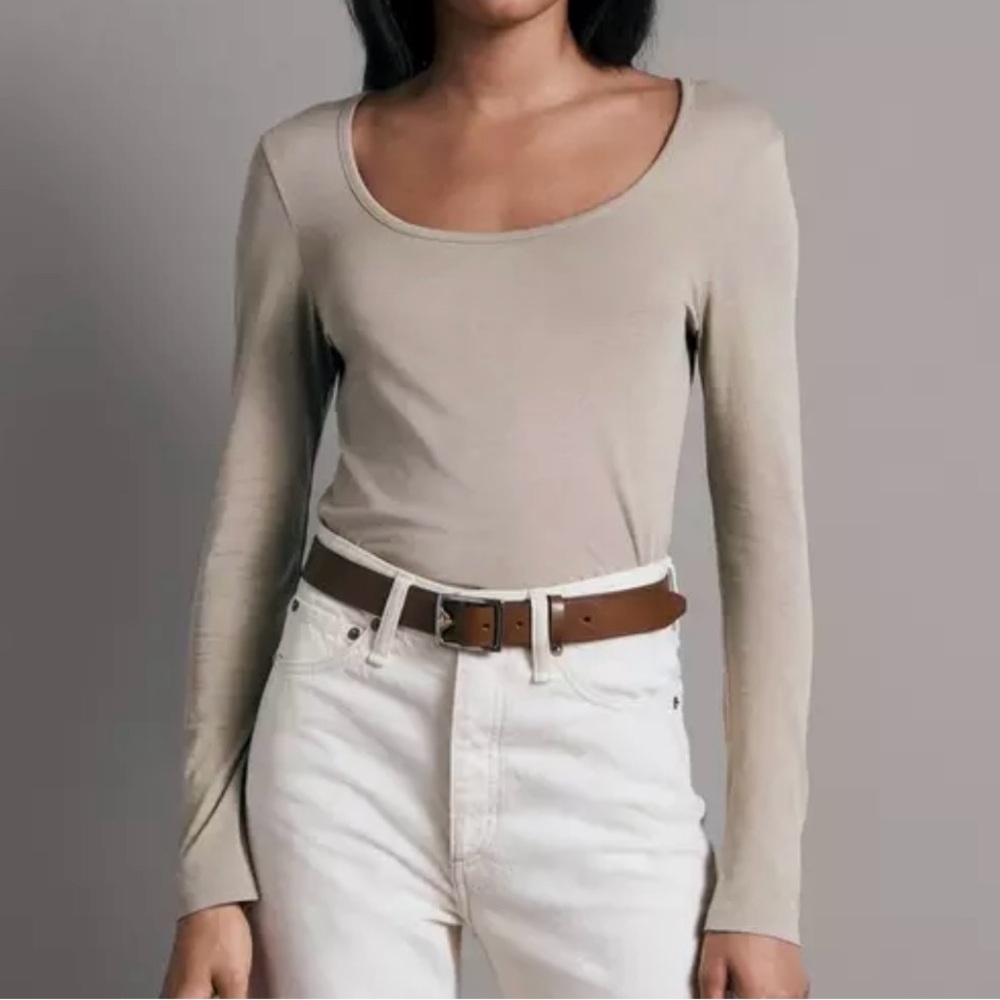 Rag and bone soft, long sleeve scoop neck. NWT.